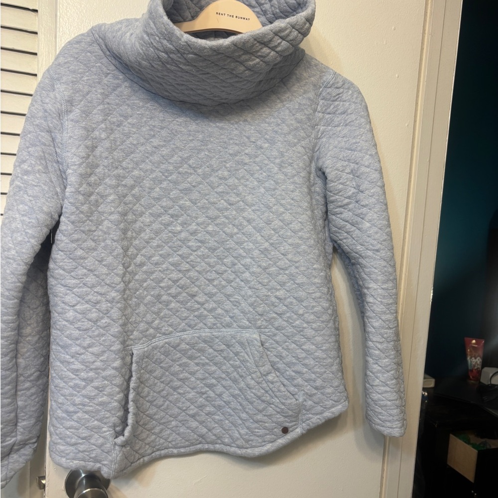 Orvis Quilted Cowl Neck Pullover